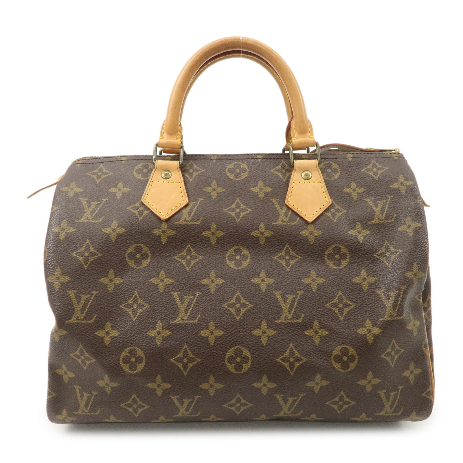 Louis Vuitton Monogram Speedy 30 Hand Bag Boston Bag M41526 Used