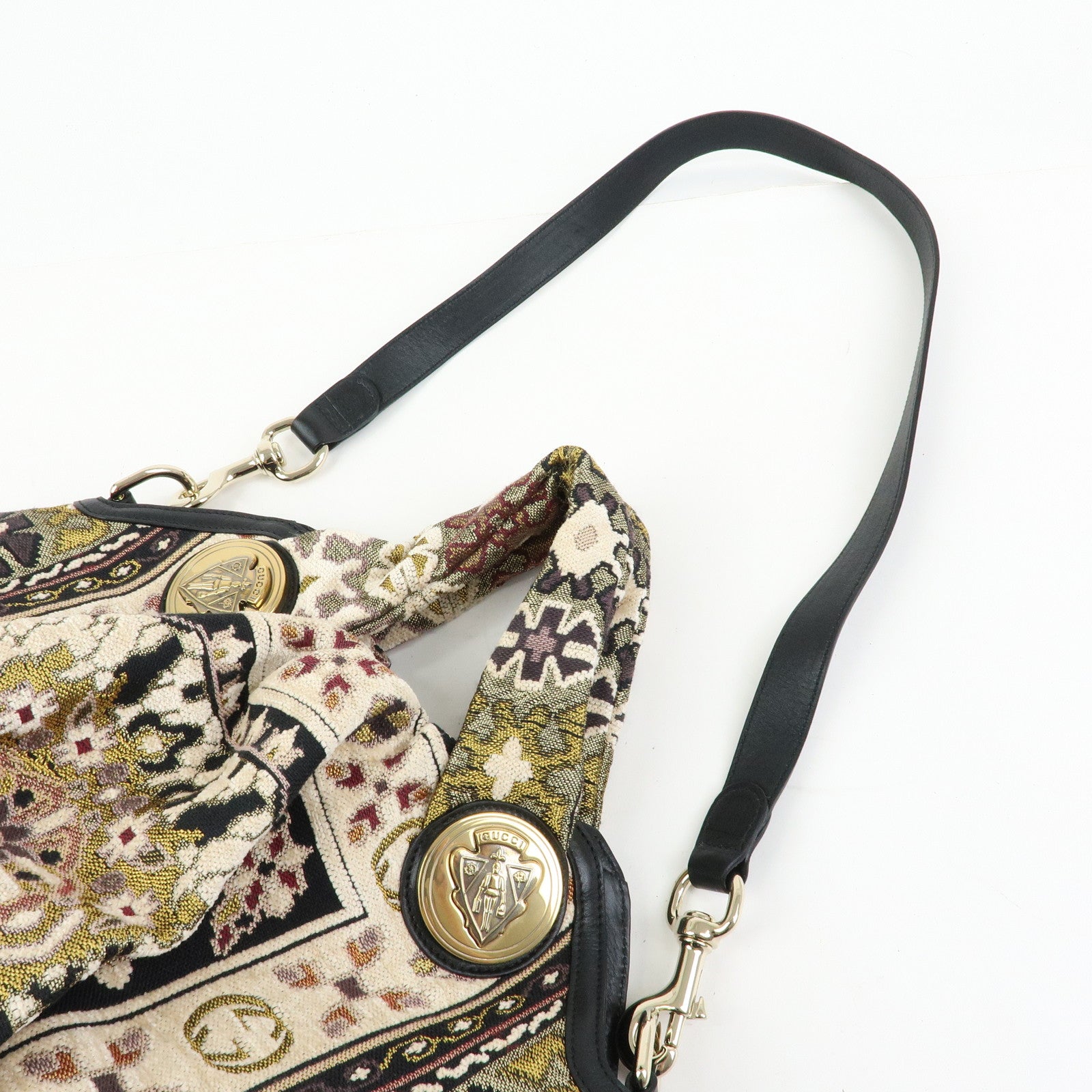 GUCCI Jacquard Hysteria Tapestry 2Way Hand Shoulder Bag 197016
