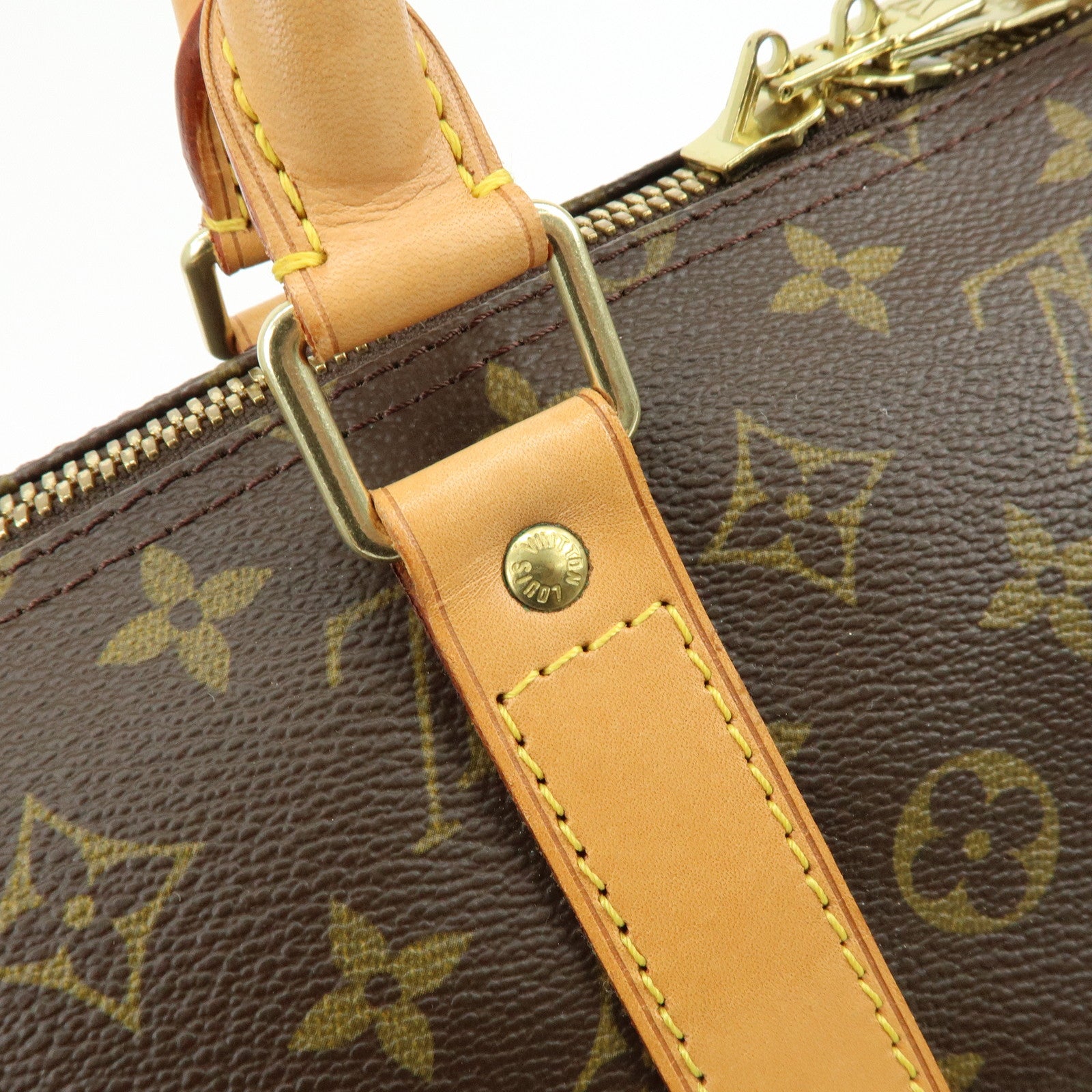 Louis Vuitton Monogram Keep All Bandouliere 55 Boston Bag M41414