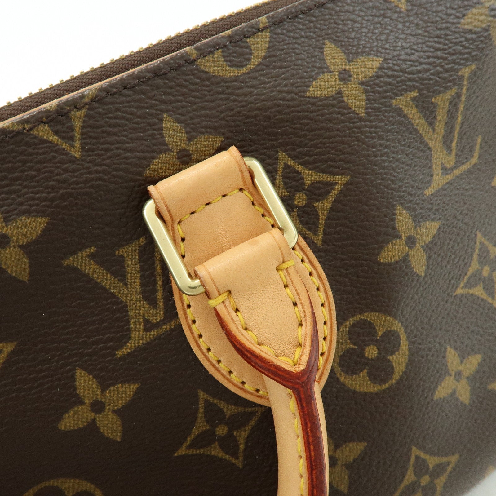 Louis Vuitton Monogram Popincourt Canvas Hand Bag Brown M40009