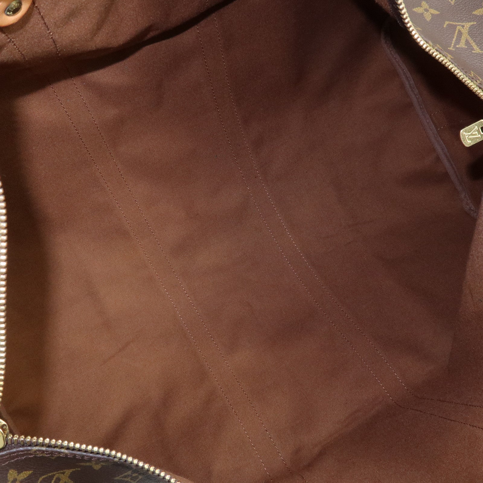 Louis Vuitton Keep All Bandouliere 55 Boston Bag Brown M41414