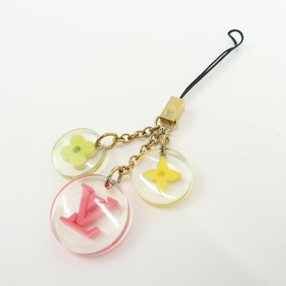Louis Vuitton Plastic Bijou Telephone Fleurs Key Holder M65108