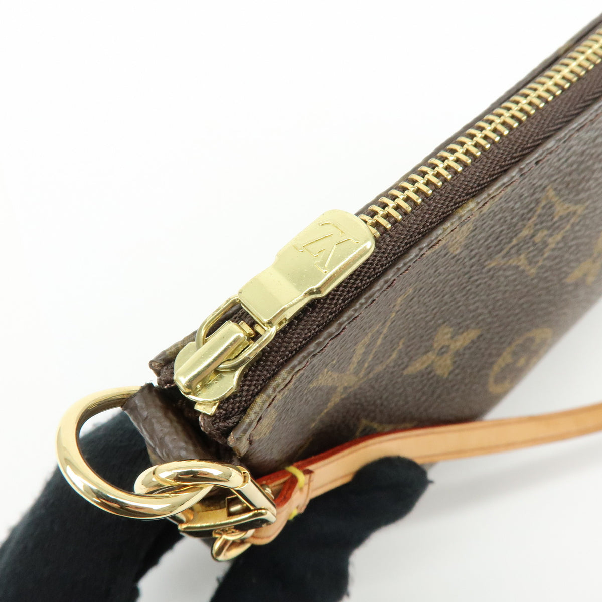 Louis Vuitton Monogram Pochette Accessoires Pouch Hand Bag Brown M51980