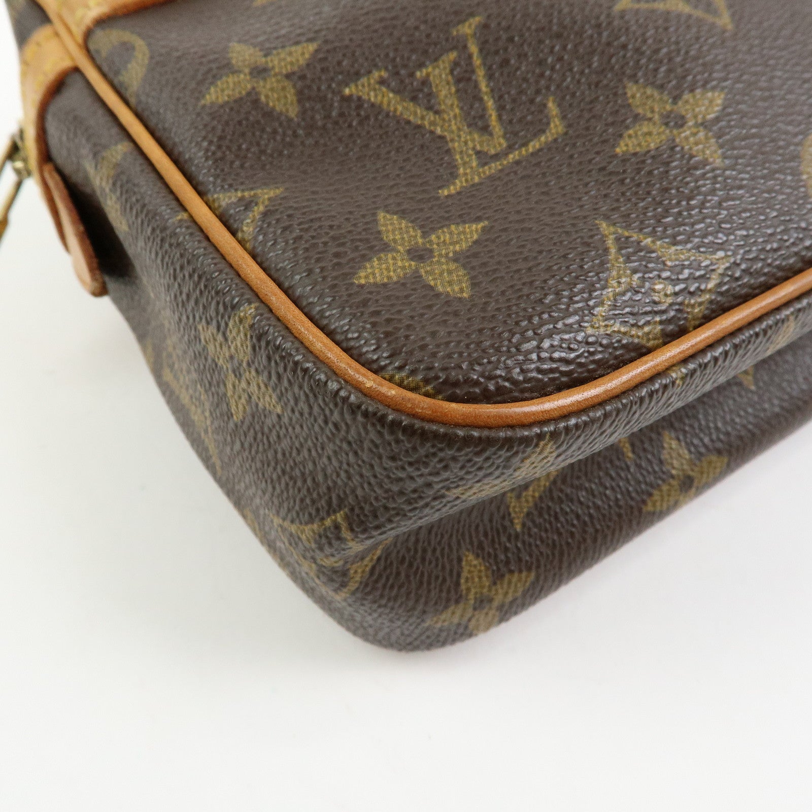 Louis Vuitton Monogram Compiegne 23 Pouch Clutch Bag Brown M51845