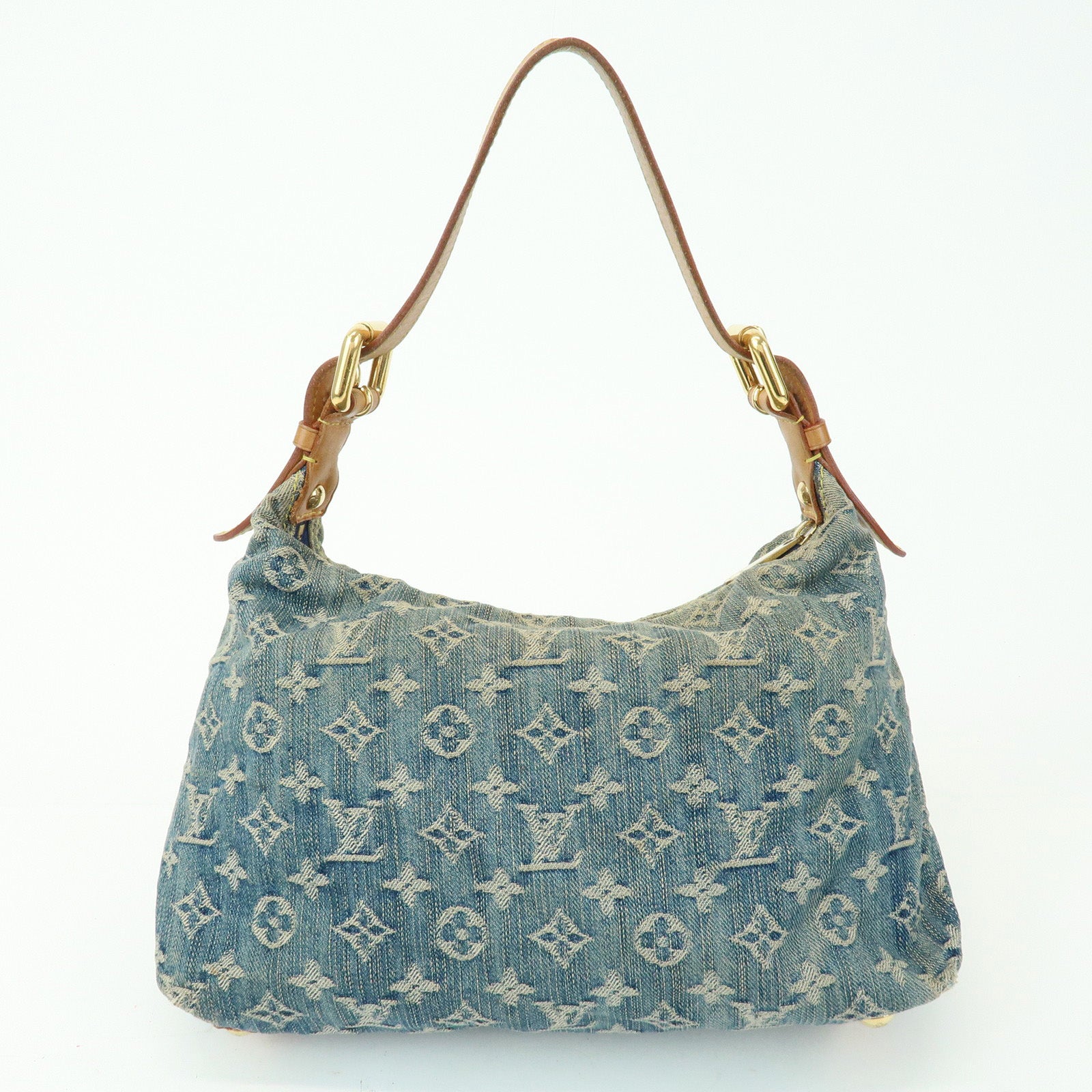 Louis Vuitton Monogram Denim Baggy PM 2Way Bag Shoulder Bag M95049