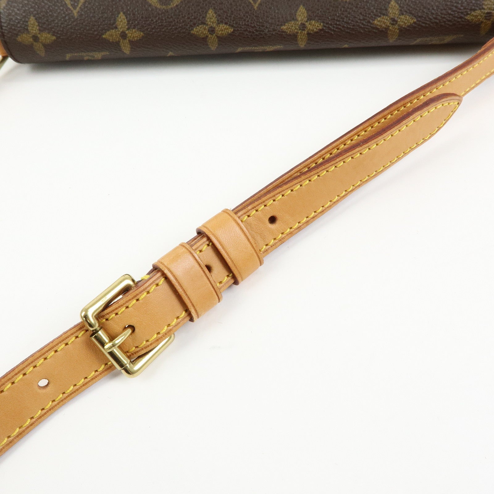 Louis Vuitton Monogram Musette Tango Short Shoulder Bag Brown M51257