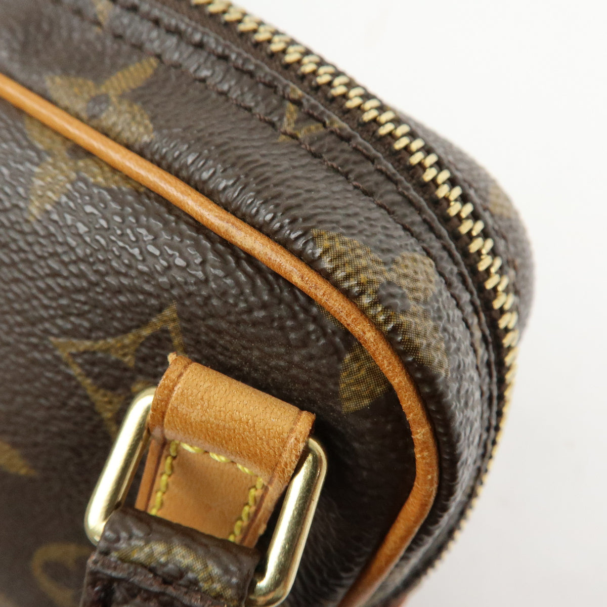Louis Vuitton Monogram Pochette Marly Bandouliere Bag Brown M51828