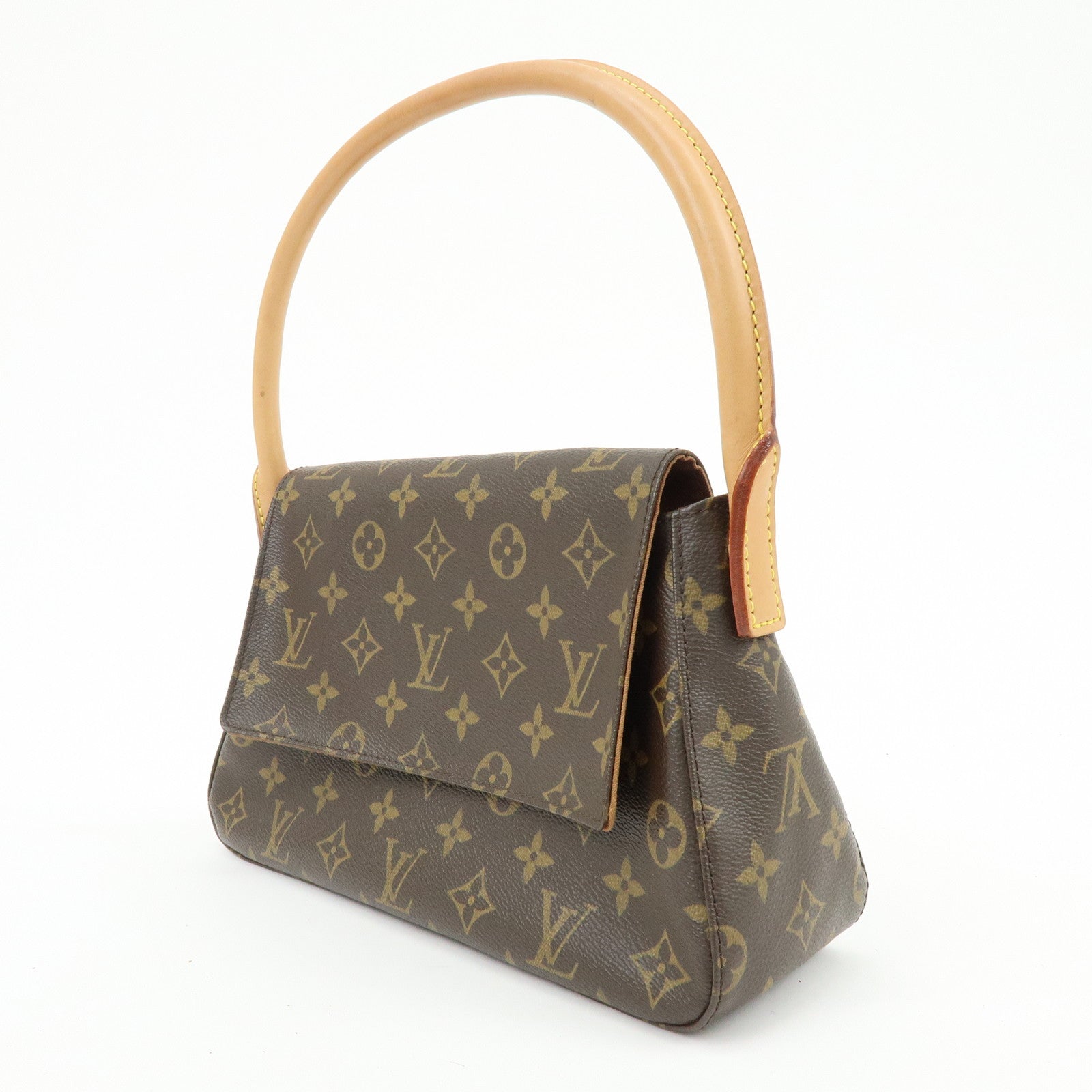 Louis Vuitton Monogram Mini Looping Shoulder Bag Brown M51147
