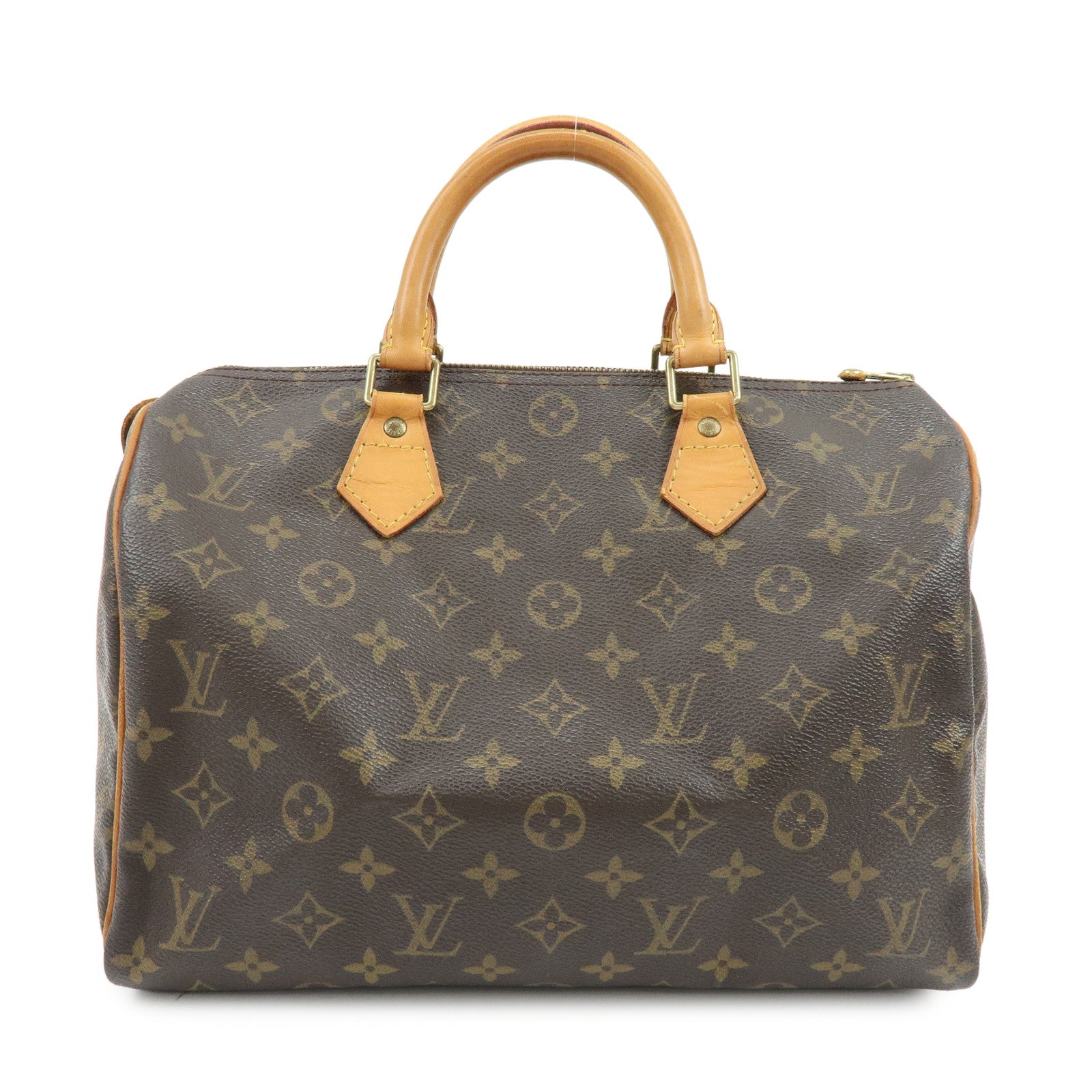 Louis Vuitton Monogram Speedy 30 Boston Bag Hand Bag Brown M41526