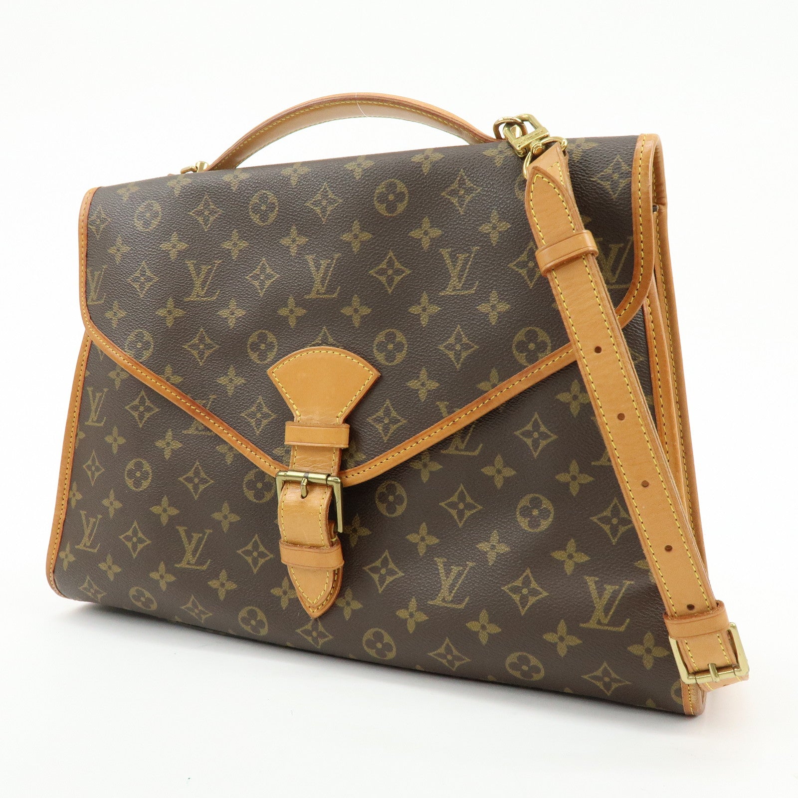 Louis Vuitton Monogram Beverly 2Way Bag Shoulder Bag Brown M51121