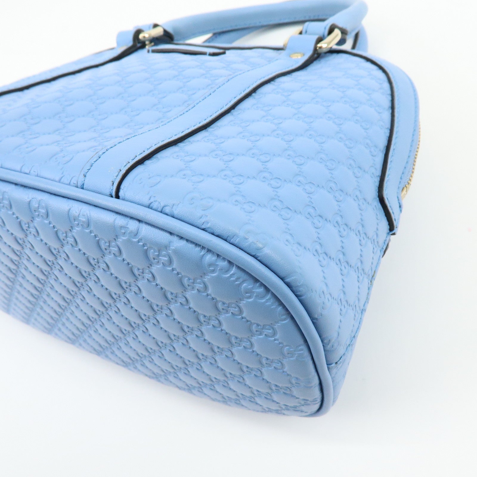 GUCCI Microguccissima Leather 2Way Bag Hand Bag Shoulder Bag 449654