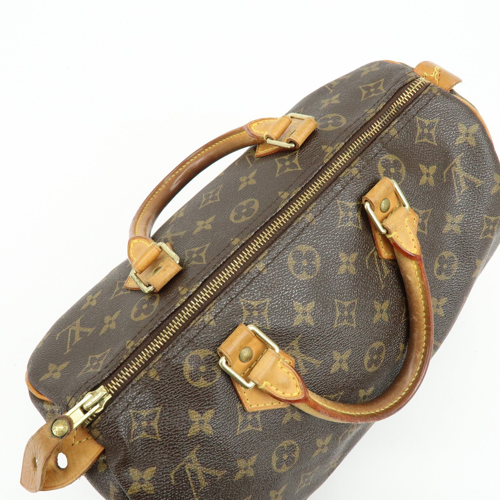 Louis Vuitton Monogram Speedy 30 Boston Bag Hand Bag Brown M41526