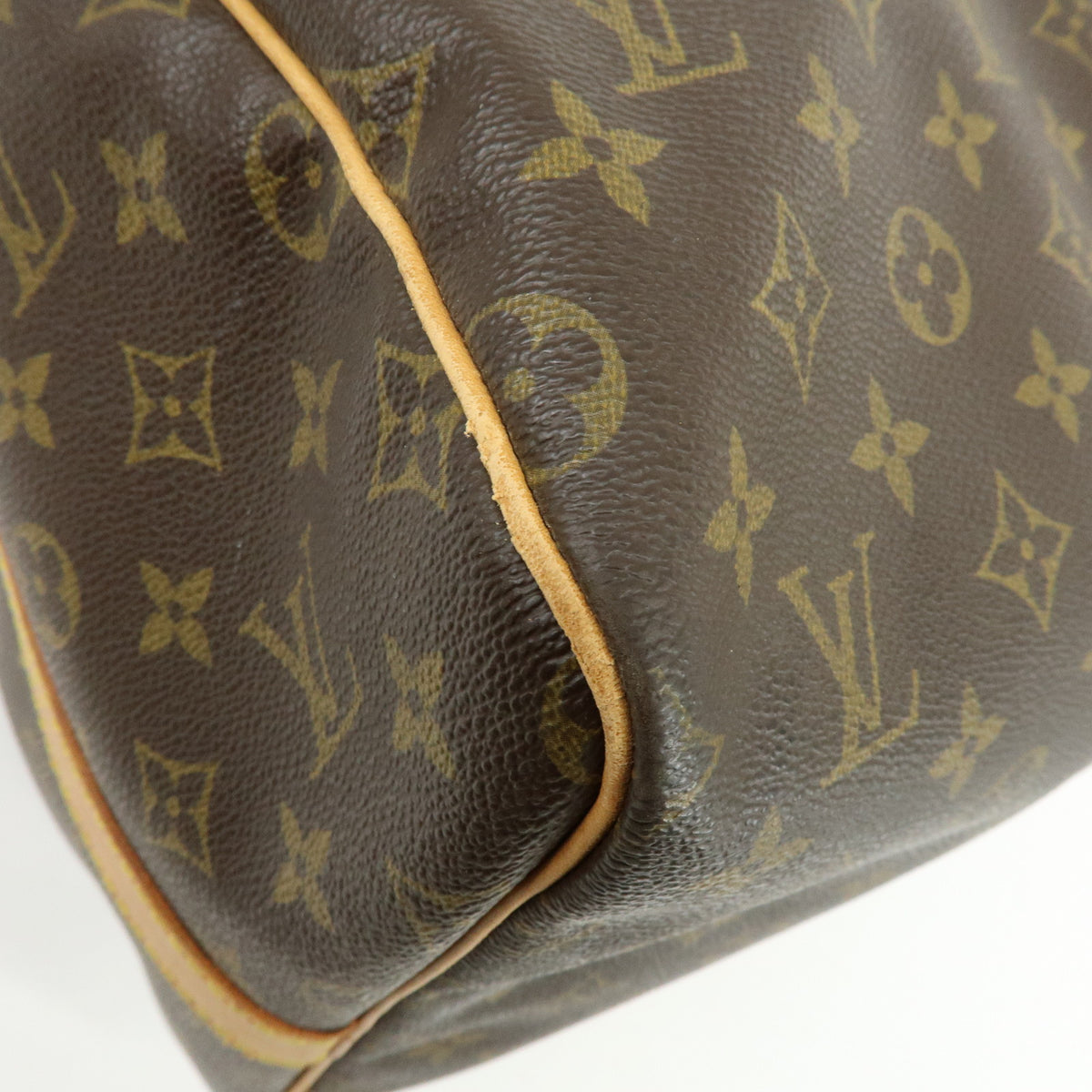 Louis Vuitton Monogram Keep All Bandouliere 55 Boston Bag Brown M41414