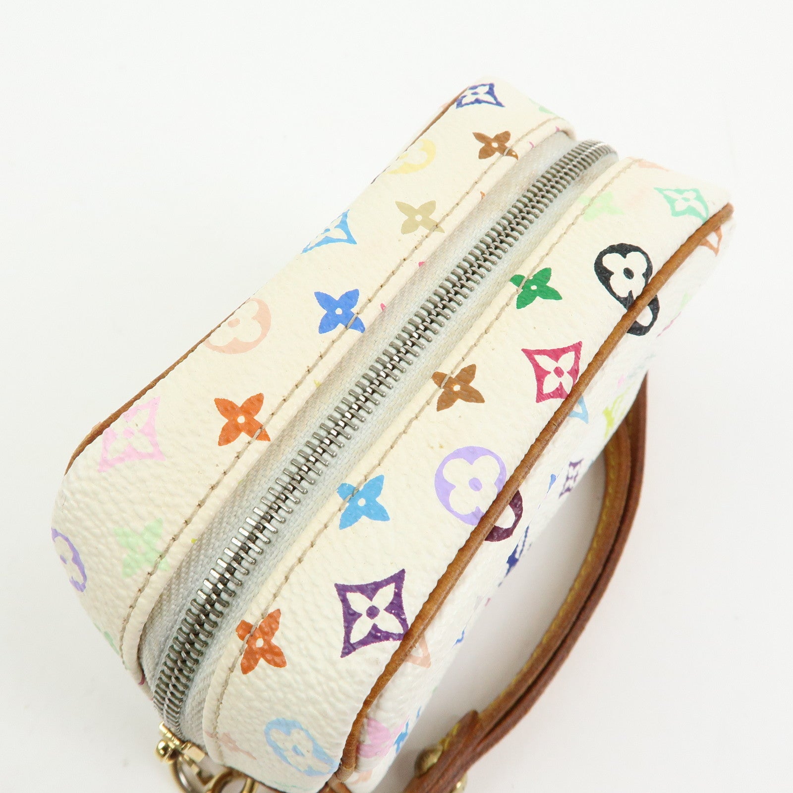 Louis Vuitton Monogram Multicolor Trousse Wapity Pouch Blanc M58033