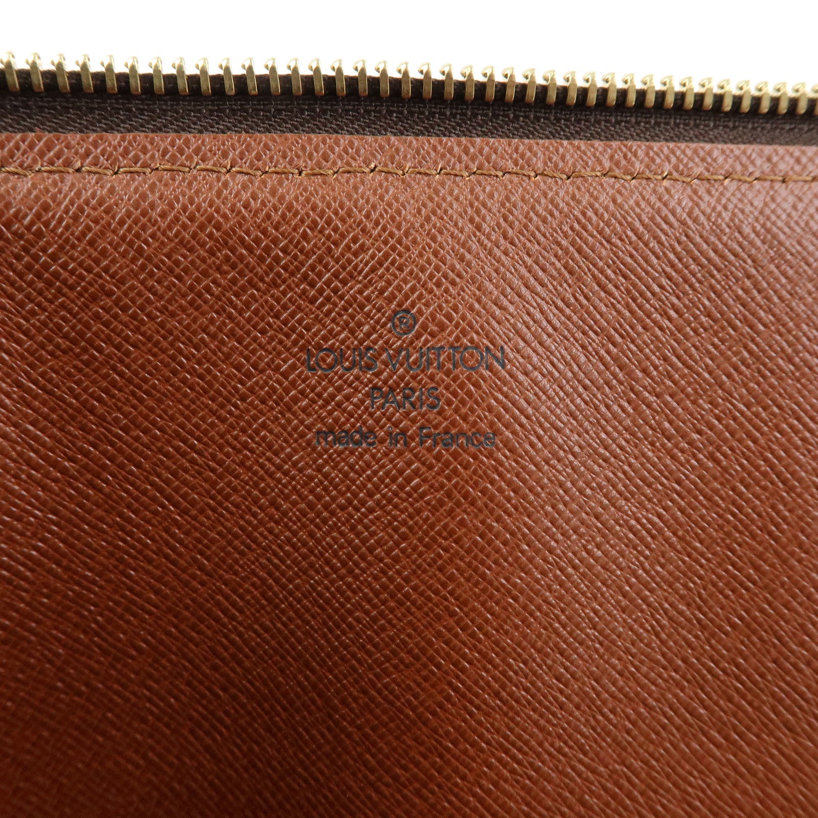 Louis Vuitton Monogram Posh Documents Clutch Bag Brown M53456