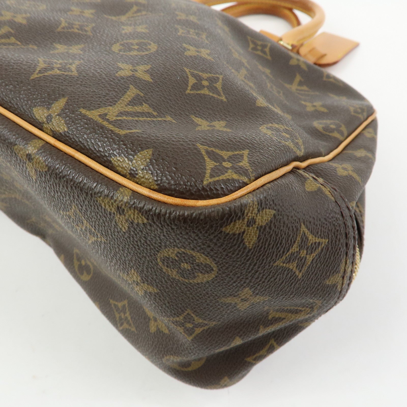 Louis Vuitton Monogram Canvas Deauville Hand Bag Brown M47270