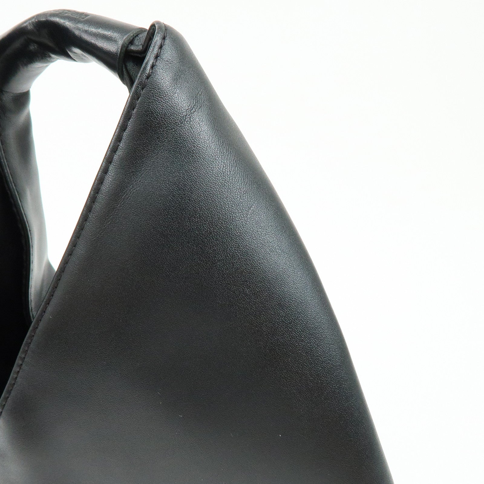 Maison Margiela MM6 Japanese Faux Leather Hand Bag Black