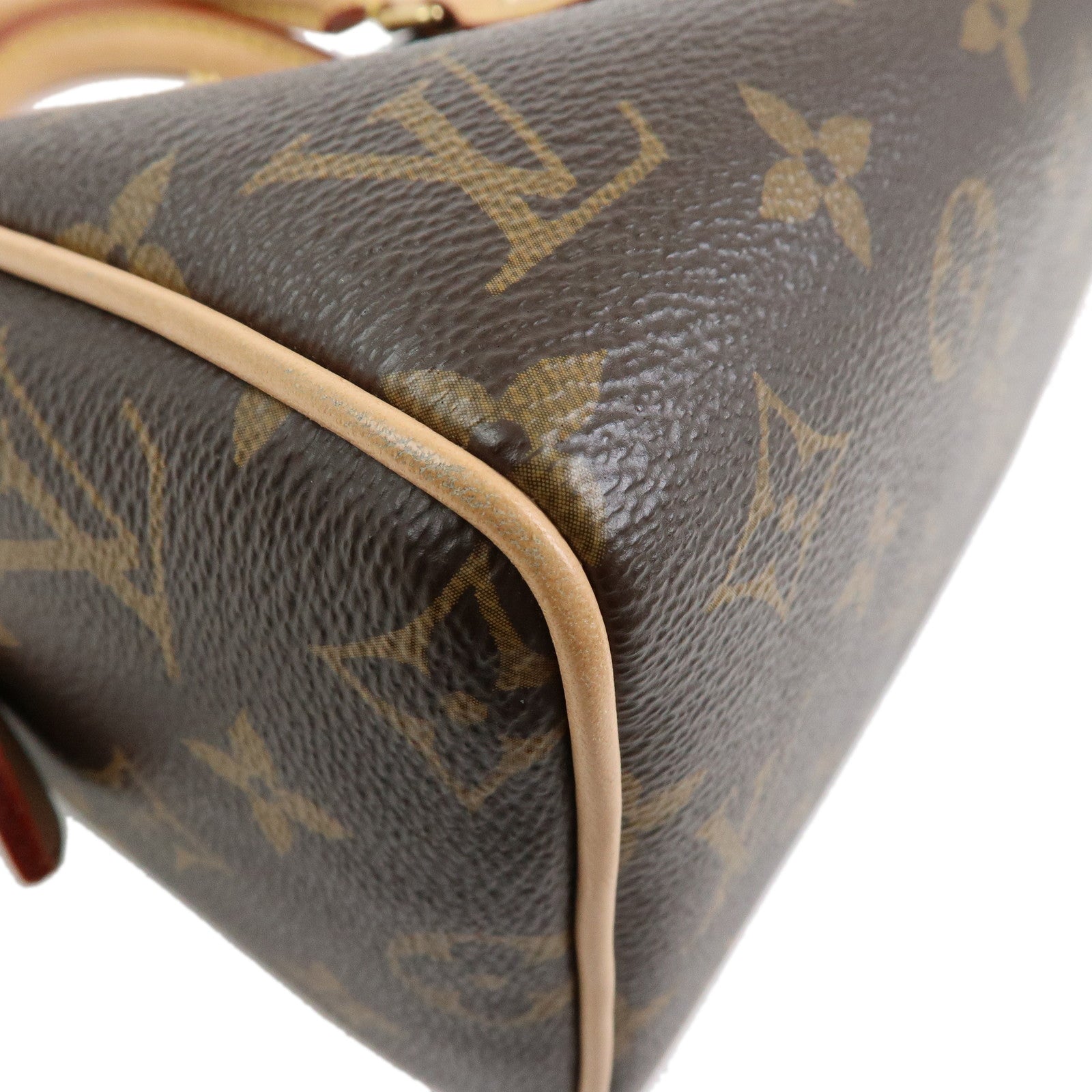 Louis Vuitton Monogram Speedy 20 Bandouliere 2Way Hand Bag Brown M46234
