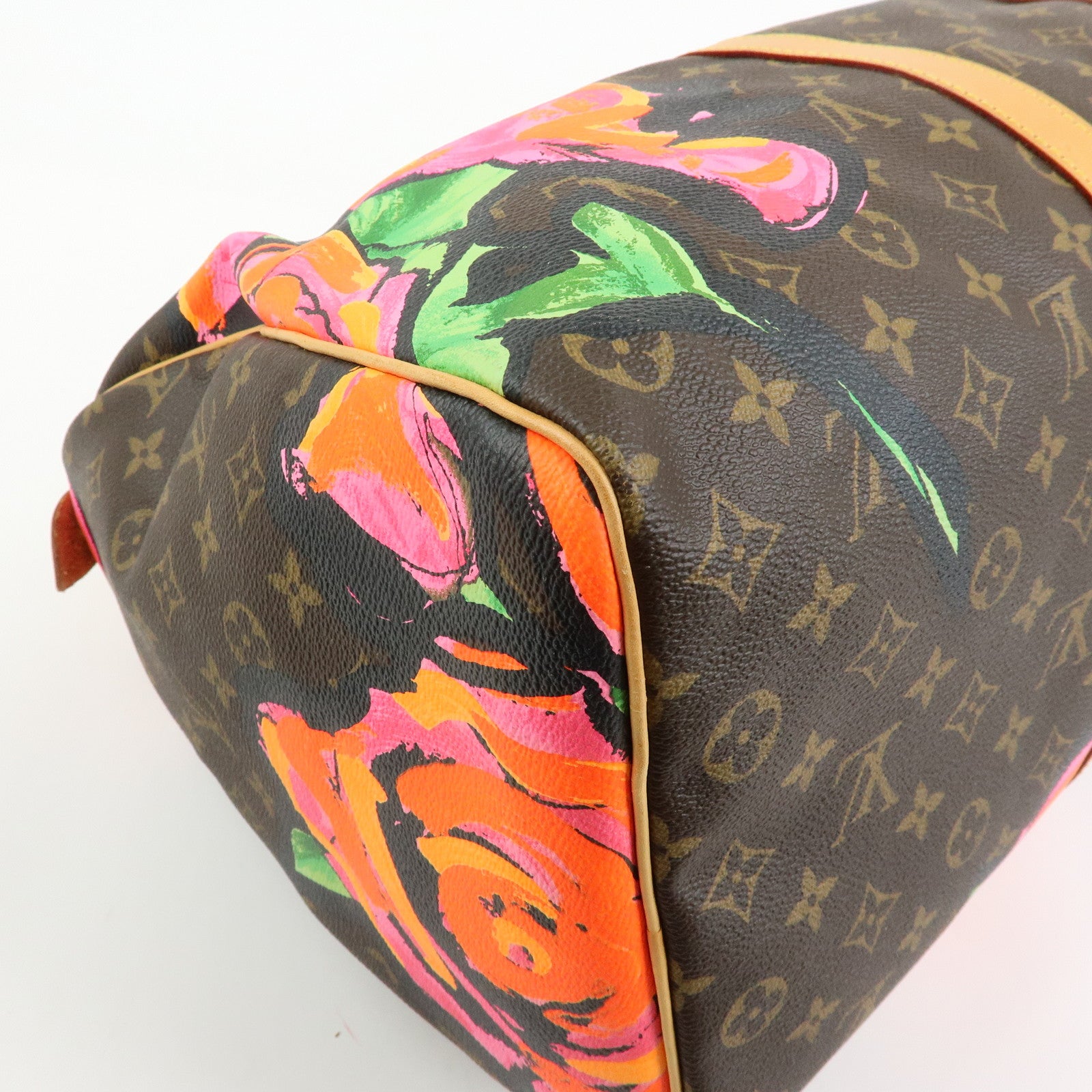 Louis Vuitton Monogram Rose Keep All Bandouliere 50 Boston Bag M48605