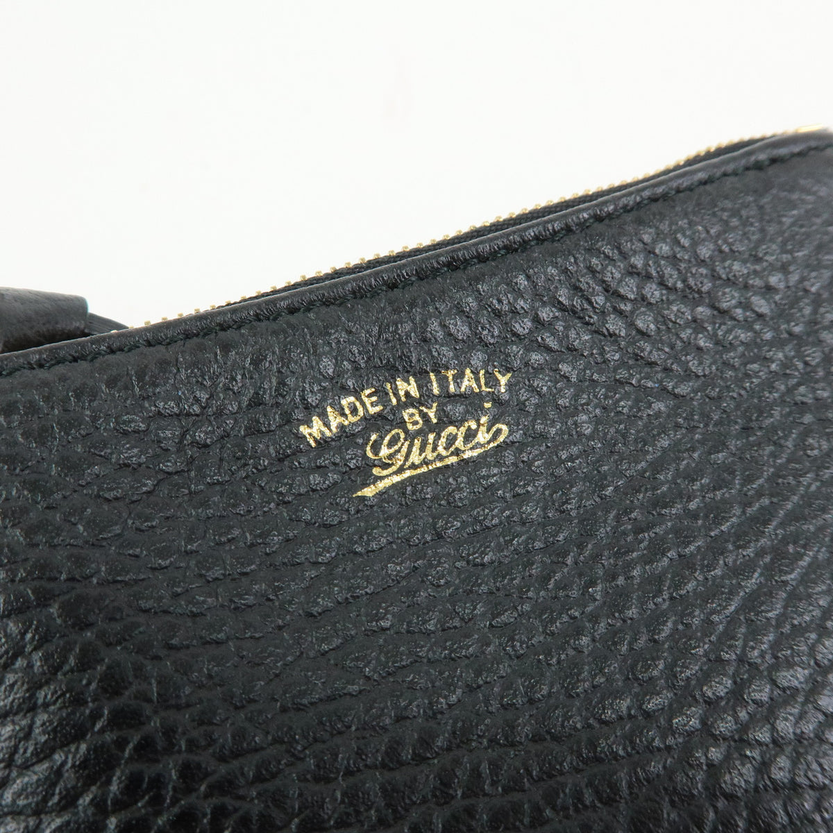 GUCCI Leather Key Case Coin Case Black 368879