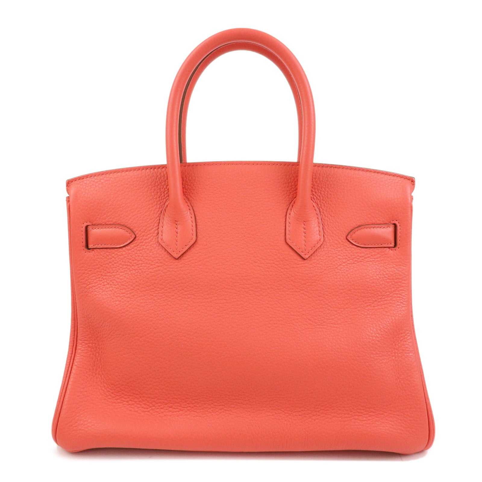 HERMES Birkin 30 Togo Leather Hand Bag □P Stamped Pink