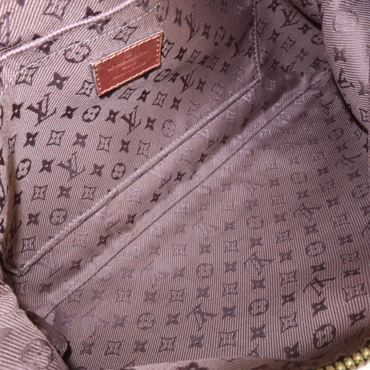 Louis Vuitton Monogram Onata Cuir Pochette Onata Aubergine M40003