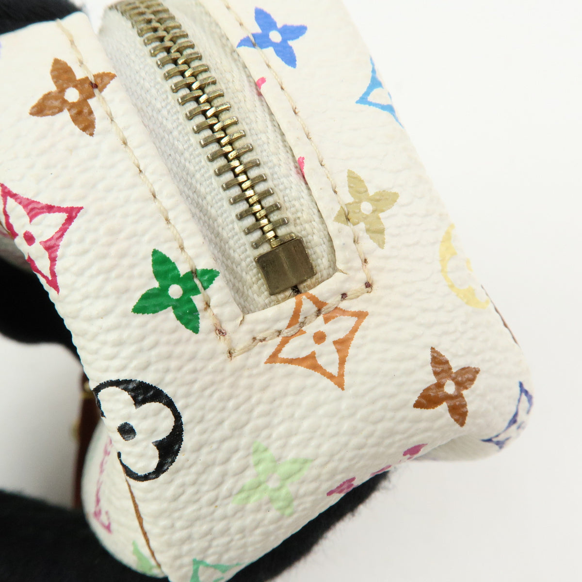 Louis Vuitton Monogram Multicolor Trousse Wapity Pouch Blanc M58033