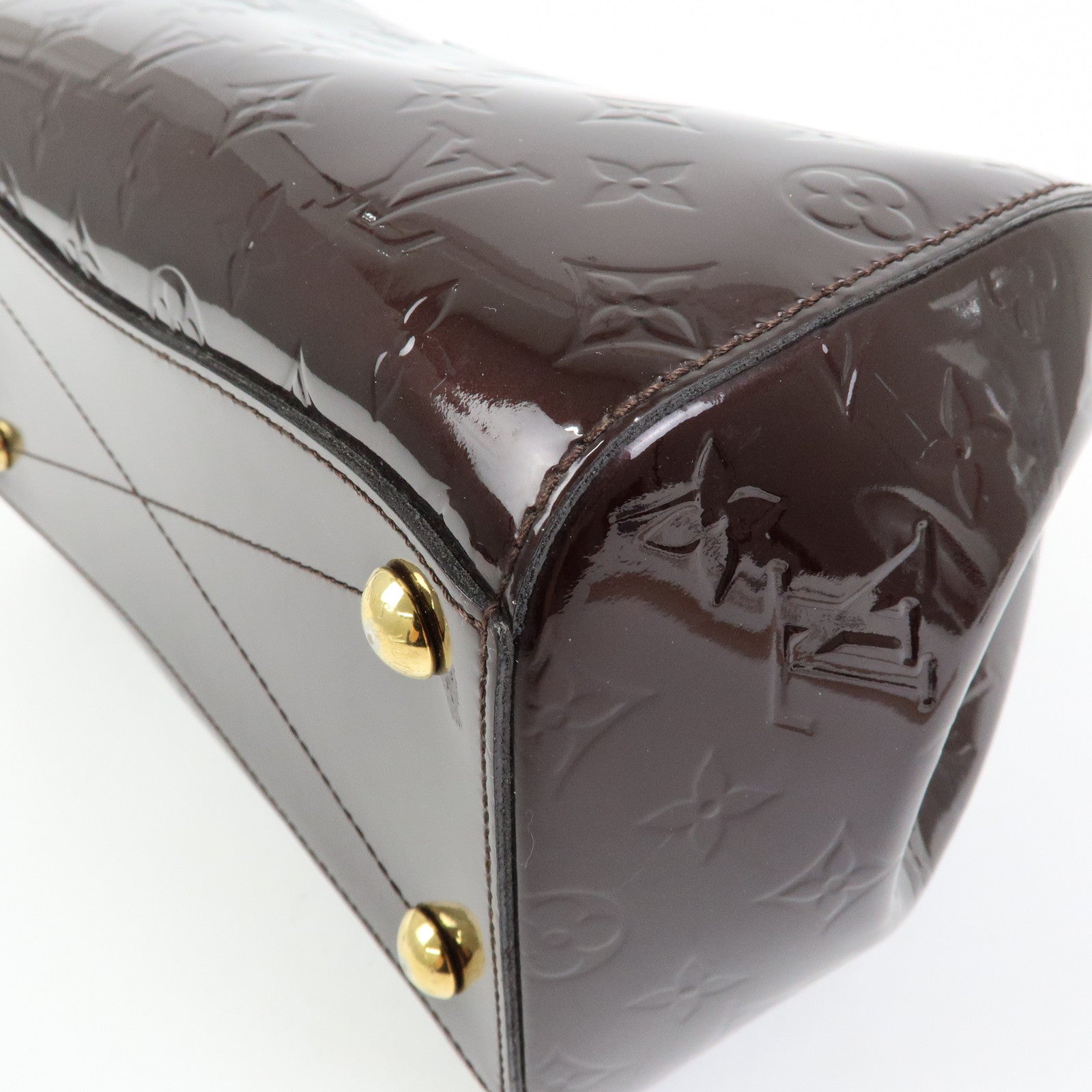 Louis Vuitton Monogram Vernis Montana Leather Hand Bag Amarante M90057
