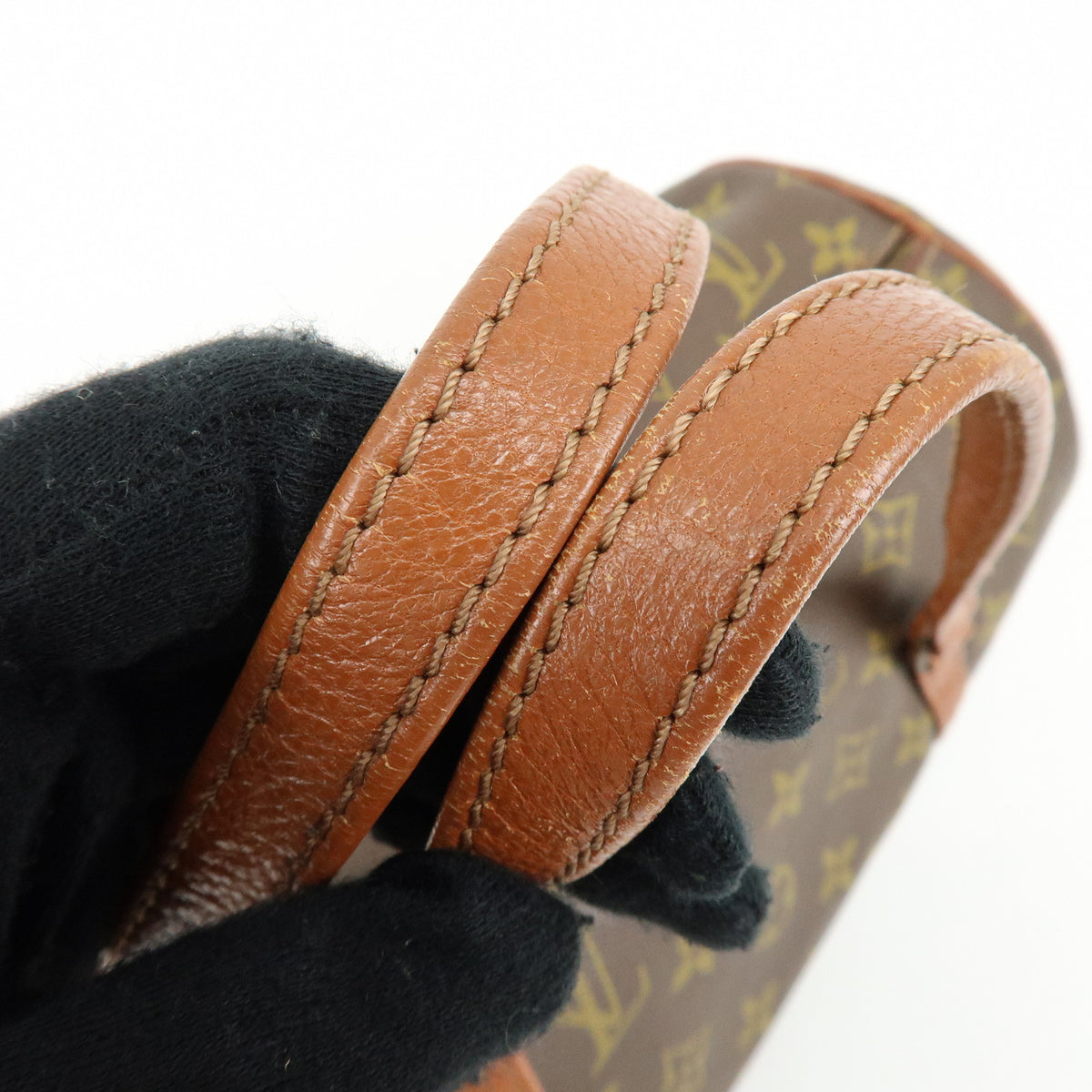Louis Vuitton Monogram Papillon 30 Hand Bag Brown M51365