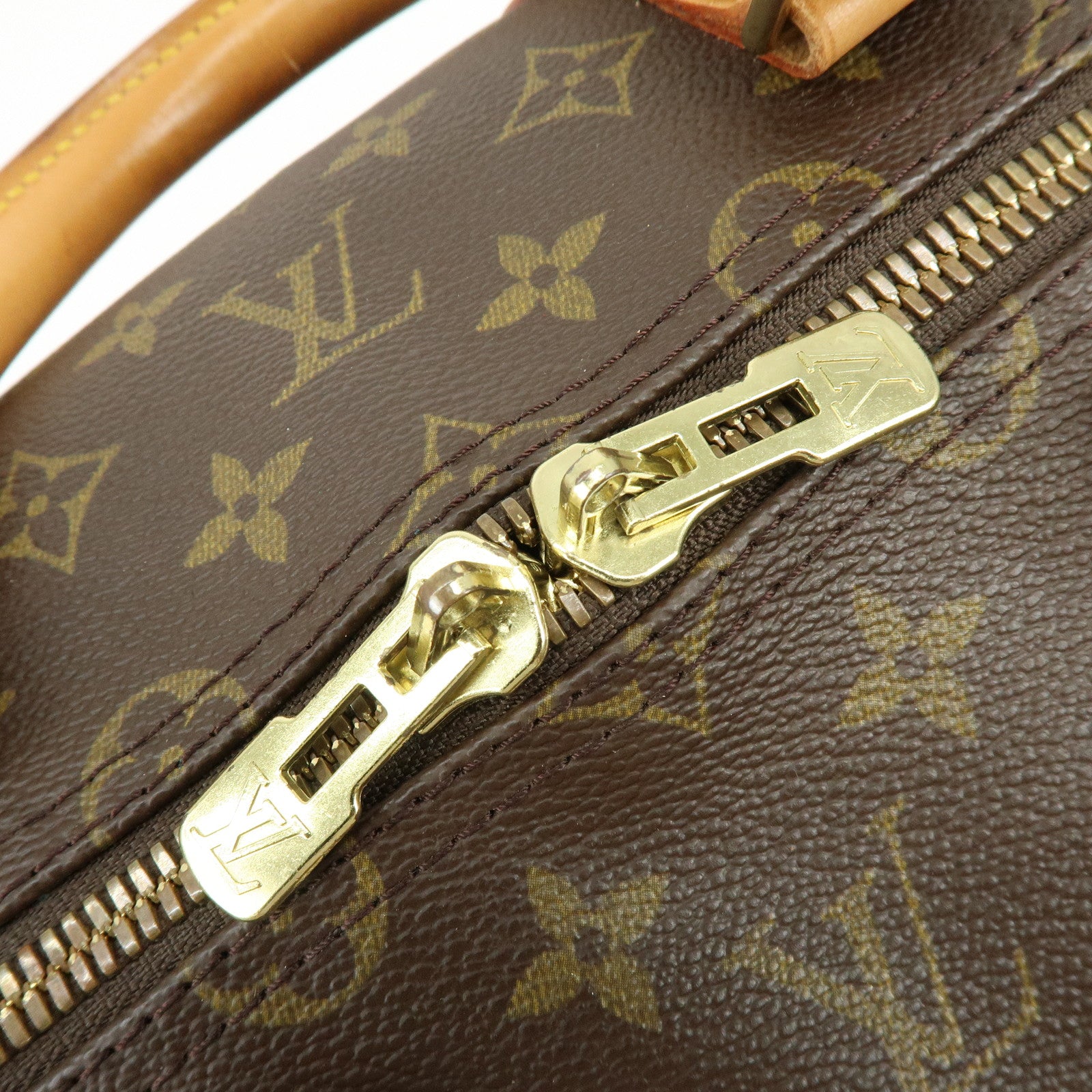 Louis Vuitton Keep All Bandouliere 55 Boston Bag Hand Bag Brown M41414