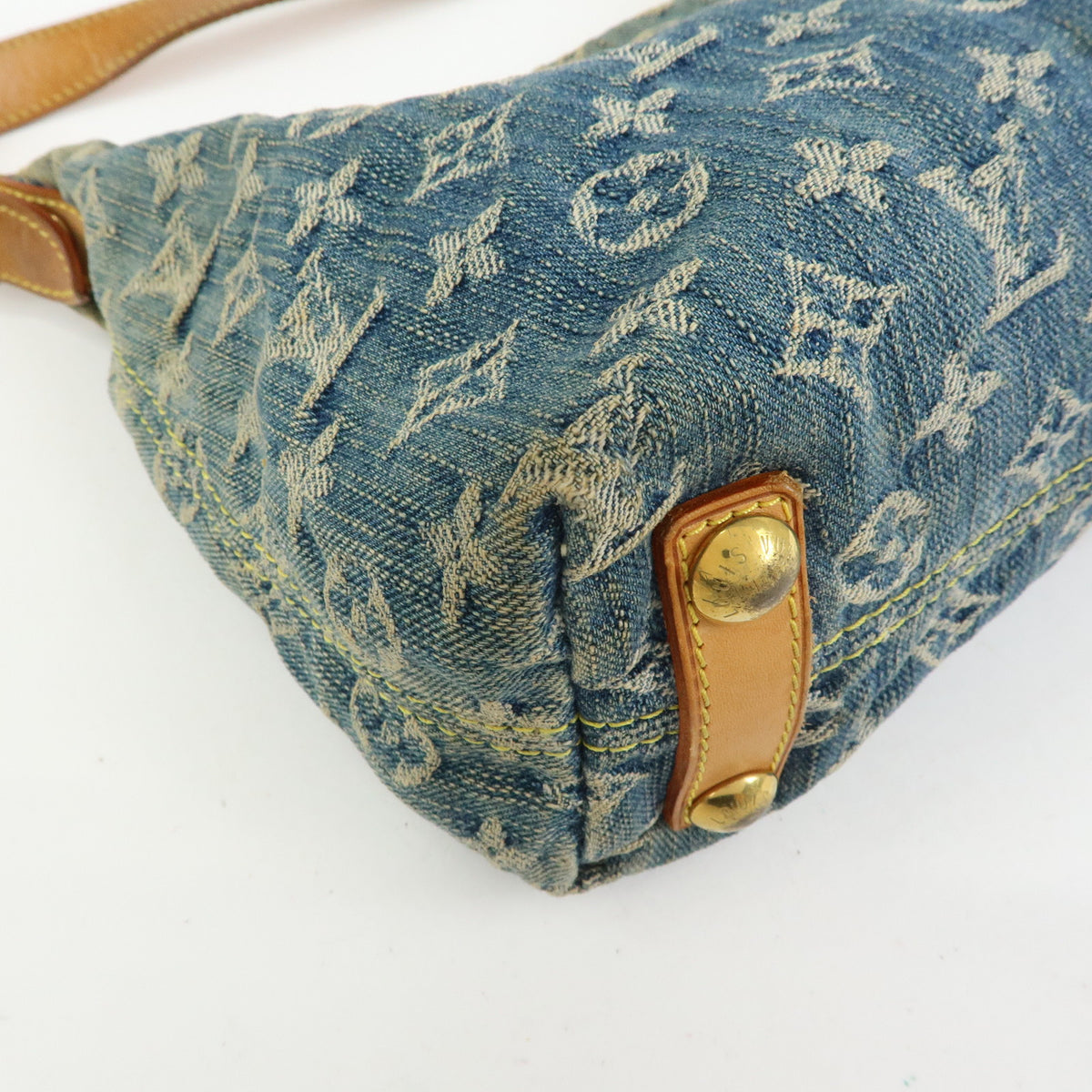 Louis Vuitton Monogram Denim Baggy PM 2Way Bag Shoulder Bag M95049