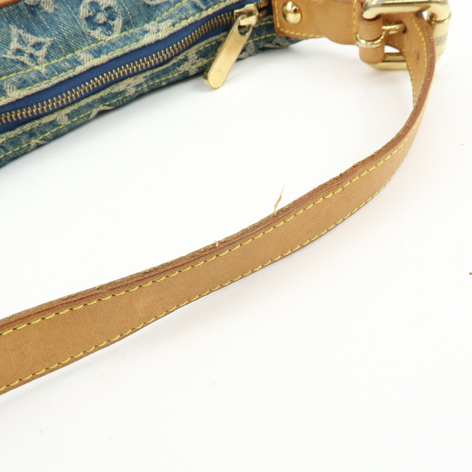 Louis Vuitton Monogram Denim Baggy PM 2Way Bag Shoulder Bag M95049