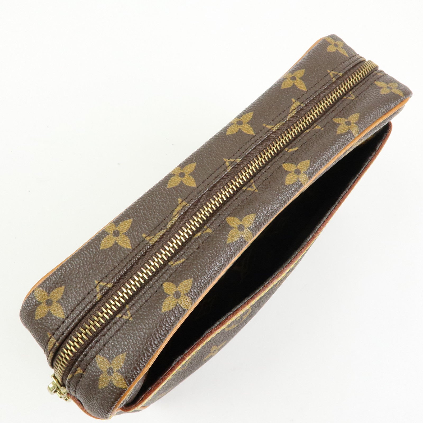 Louis Vuitton Monogram Compiegne 23 Pouch Clutch Bag Brown M51845