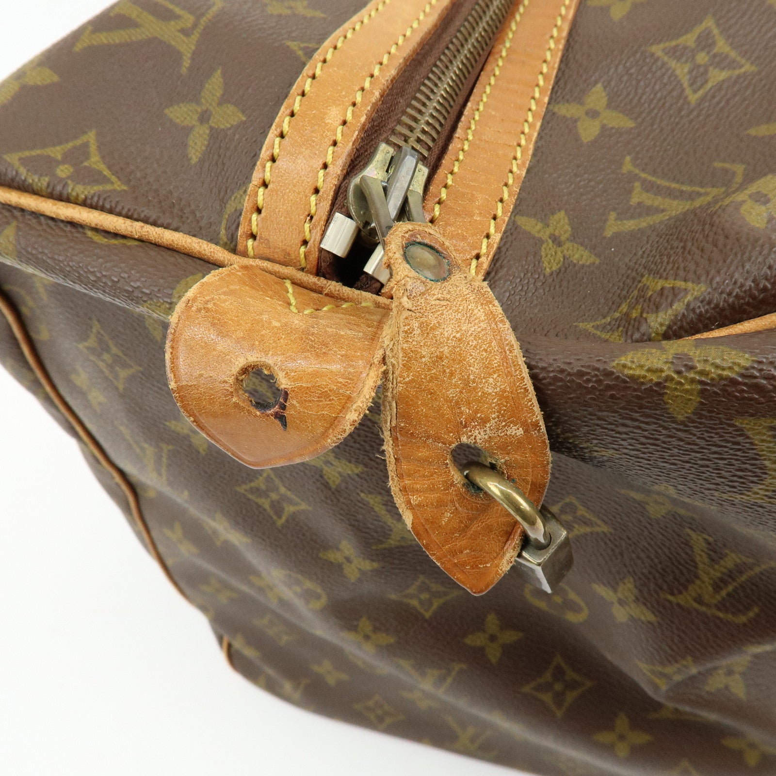 Louis Vuitton Monogram Sac Souple 55 Boston Bag Brown M41622