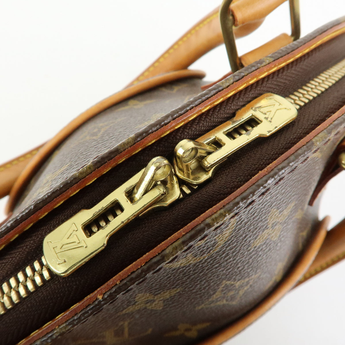 Louis Vuitton Monogram Ellipse PM Hand Bag Brown M51127