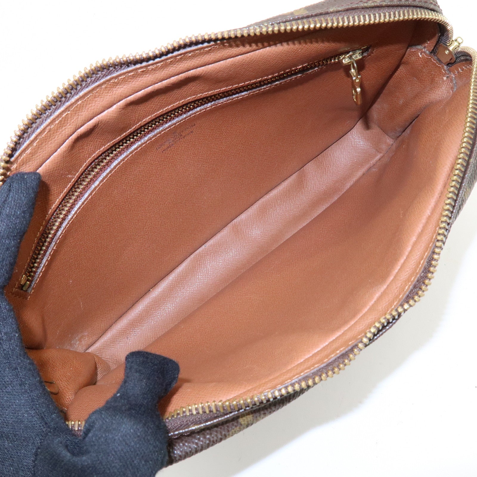 Louis Vuitton Monogram Marly Dragonne GM Clutch Bag Wrist Bag M51825