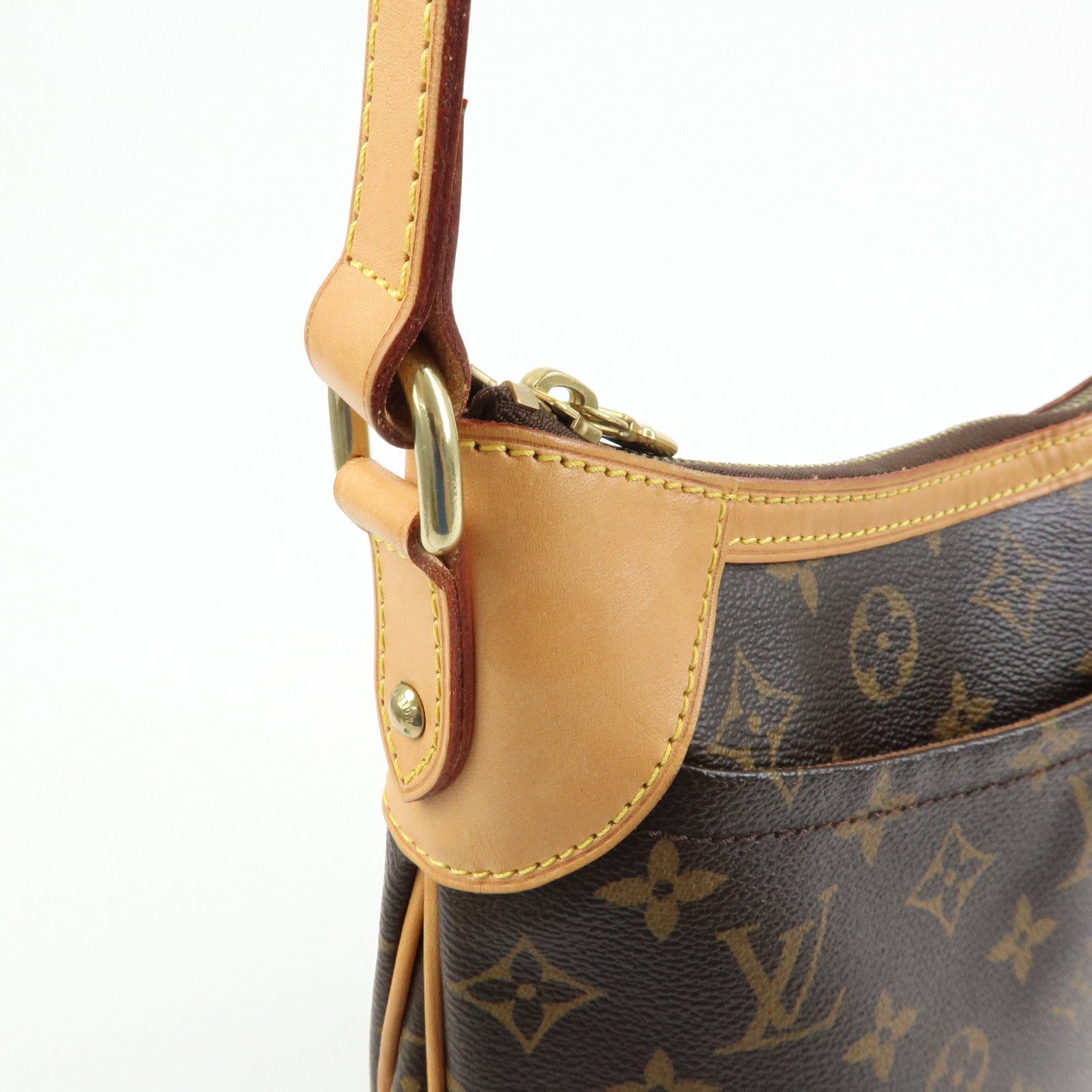 Louis Vuitton Monogram Odeon PM Shoulder Bag Brown M56390