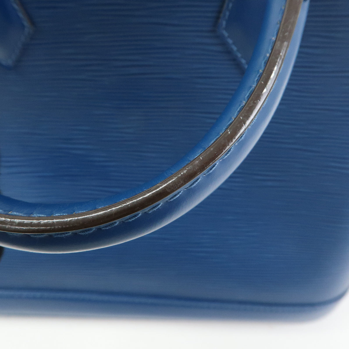 Louis Vuitton Epi Alma PM Leather Hand Bag Toledo Blue M52145