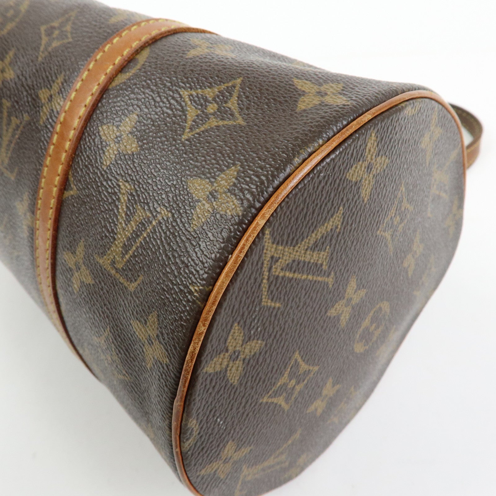 Louis Vuitton Monogram Papillon 30 Hand Bag Brown M51385
