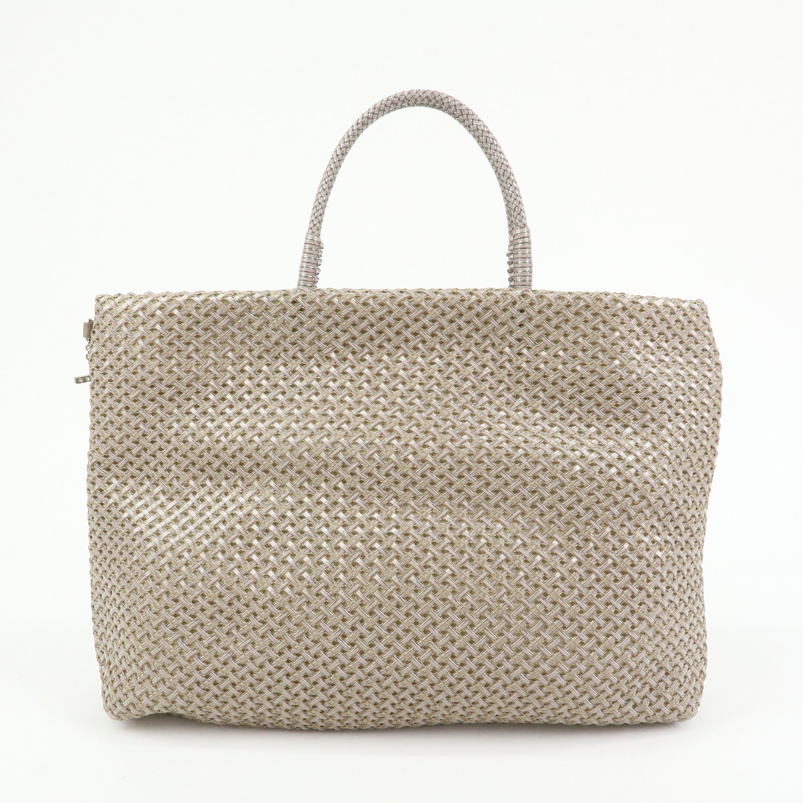 ANTEPRIMA PVC Wire Bag 2Way Bag Hand Bag Shoulder Bag Beige