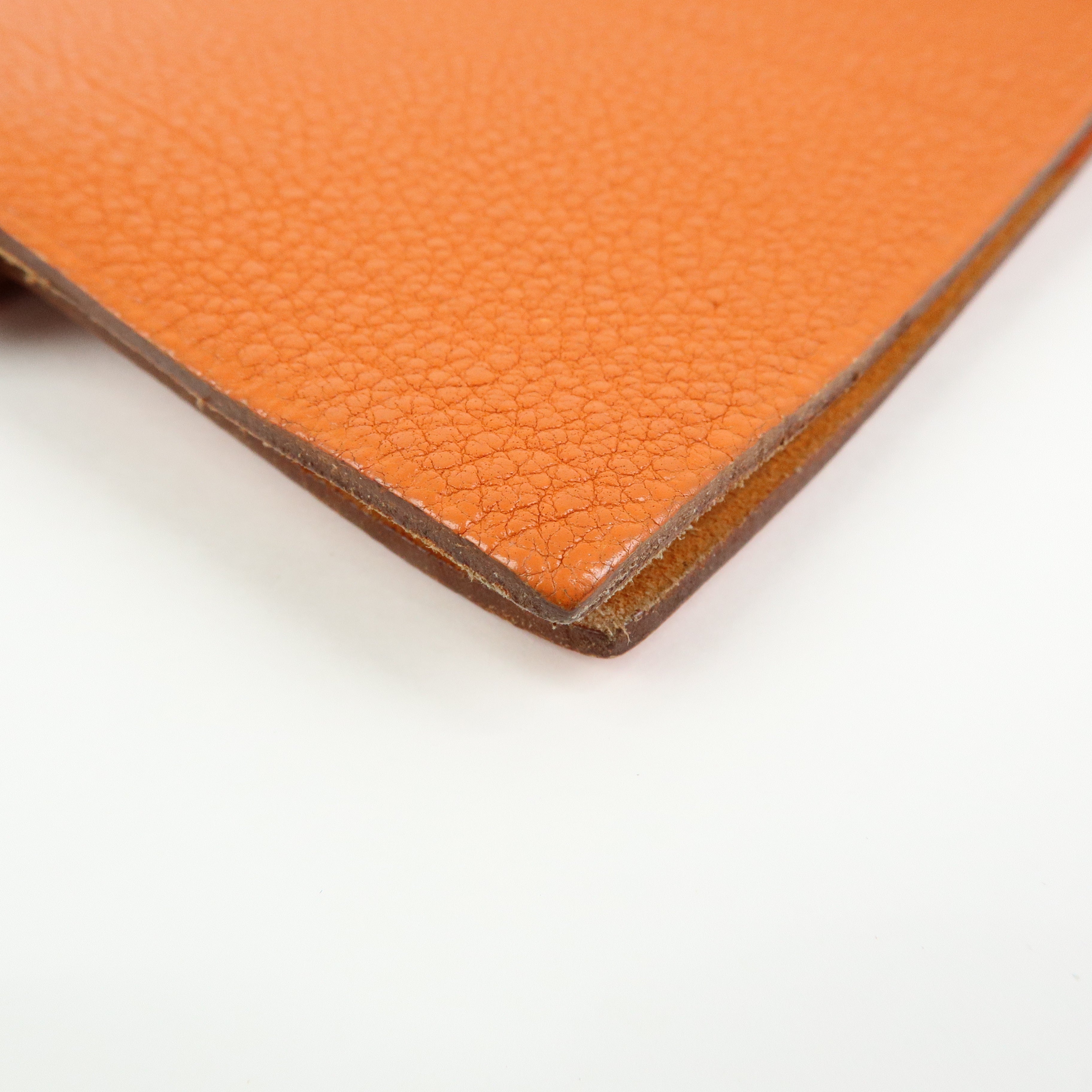 HERMES Ulysse PM Togo Leather Agenda Planner Cover ☐F Stamped