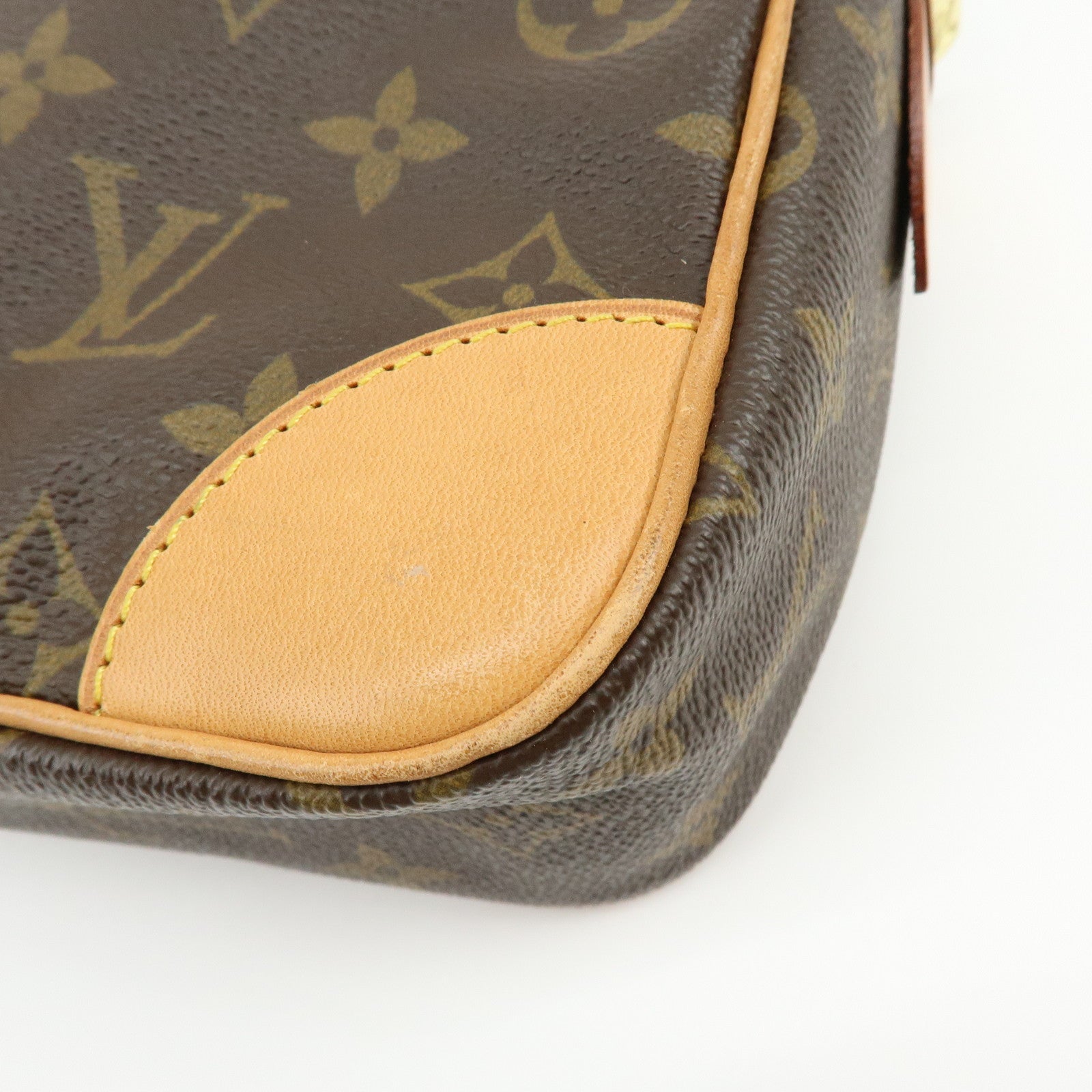 Louis Vuitton Monogram Compiegne 28 Pouch Clutch Bag Brown M51845