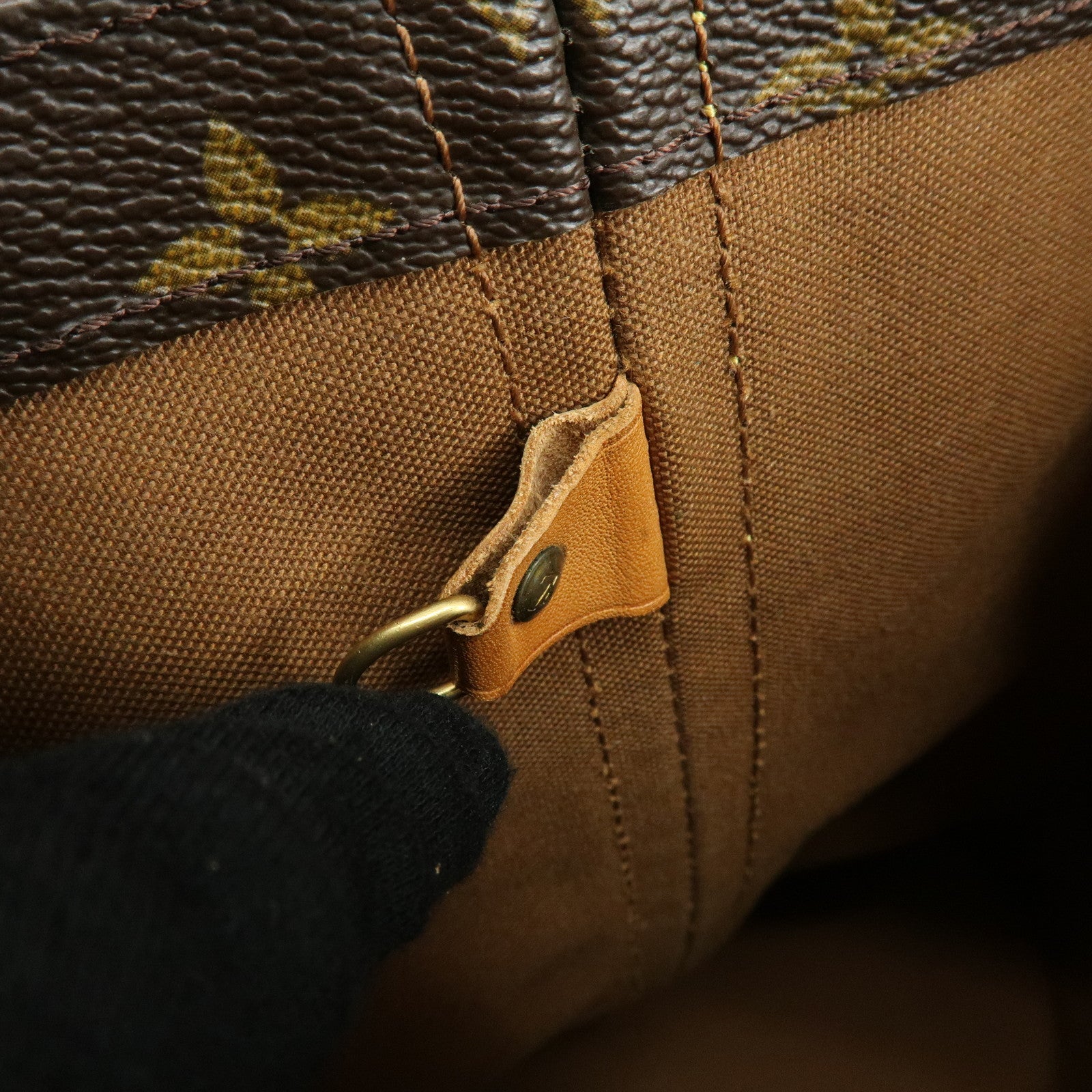 Louis Vuitton Monogram Randonnee PM Laundry Shoulder Bag Brown M42243