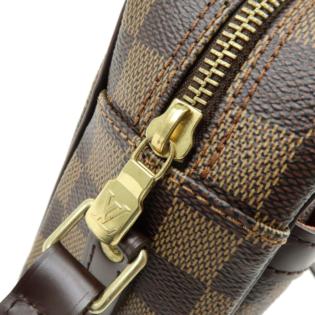 Louis Vuitton Damier Ebene SPO Trocadero 27 Shoulder Bag Brown N48085