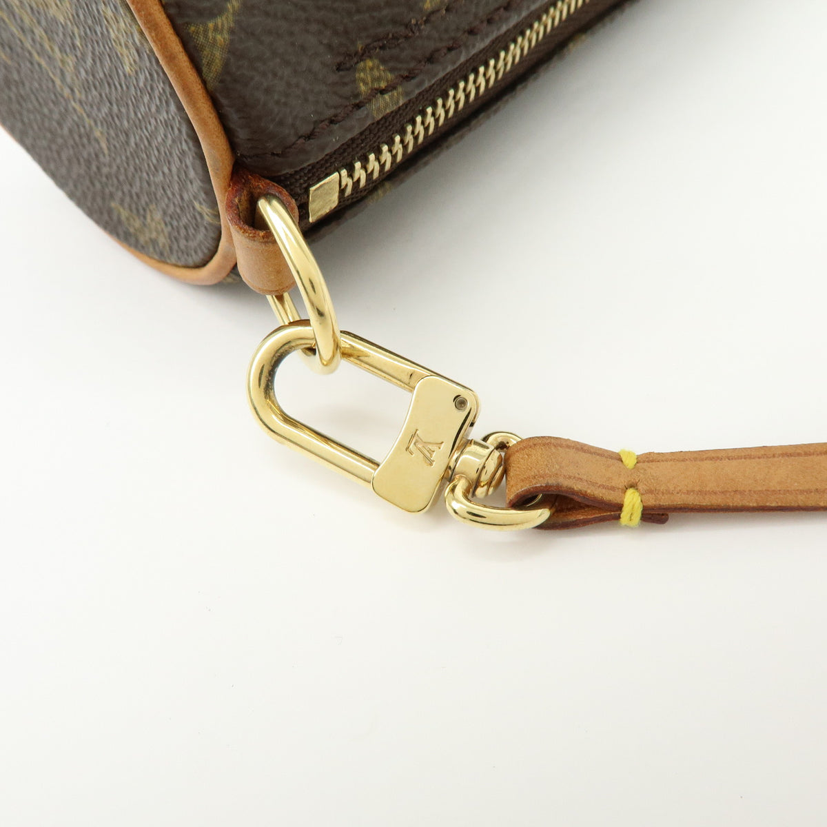 Louis Vuitton Monogram Mini Pouch for Papillon Bag Brown