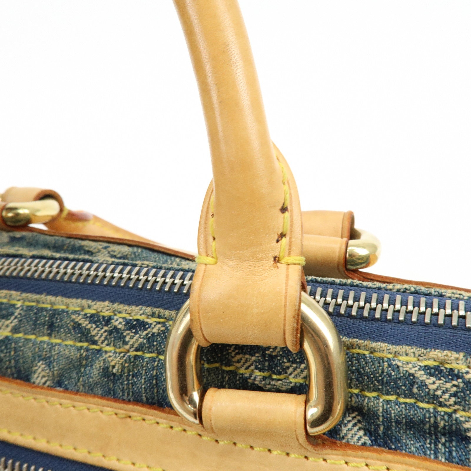 Louis Vuitton Monogram Denim Neo Speedy Boston Bag Blue M95019