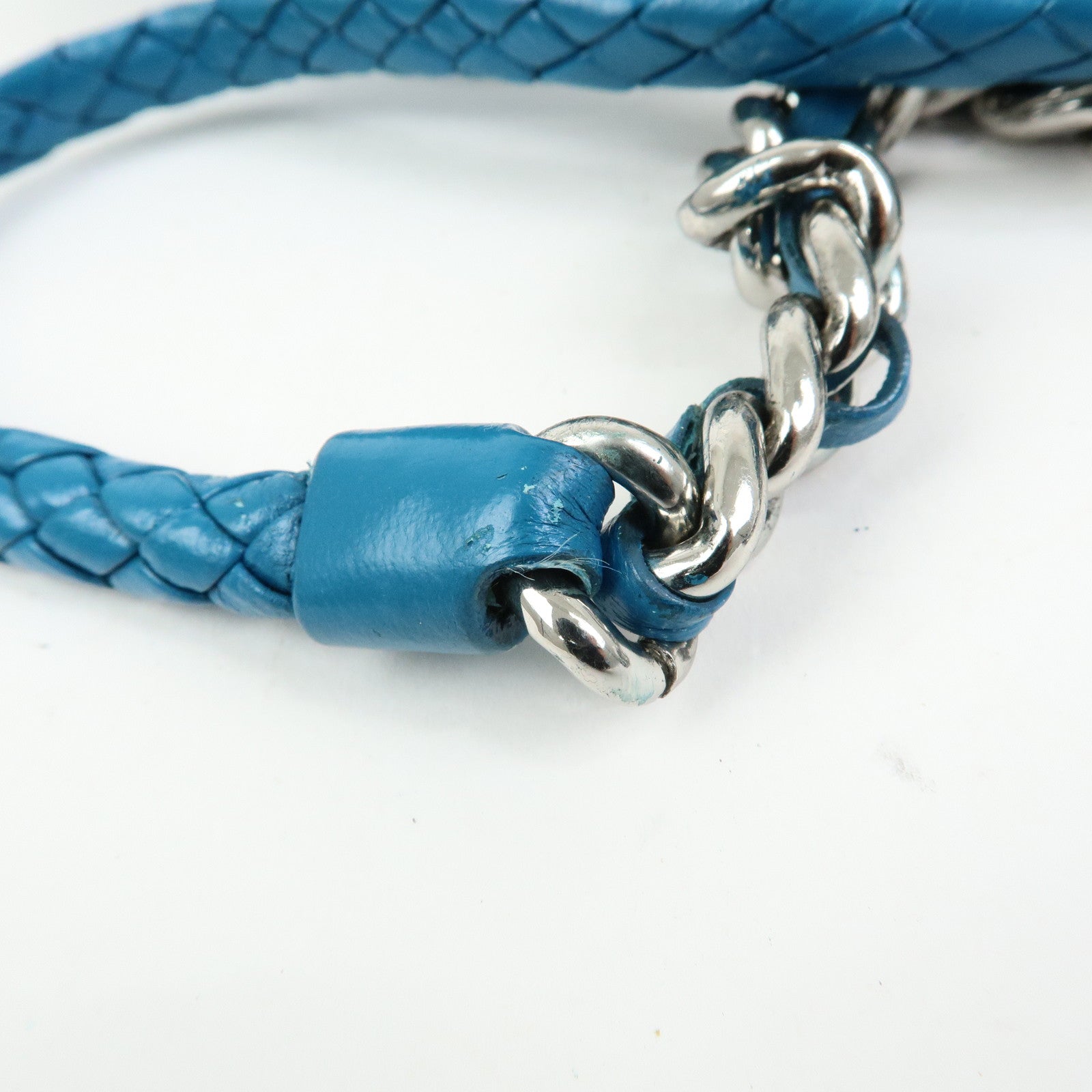 MIU MIU Matelasse Cloquet Nappa Leather Chain Shoulder Bag Turquoise