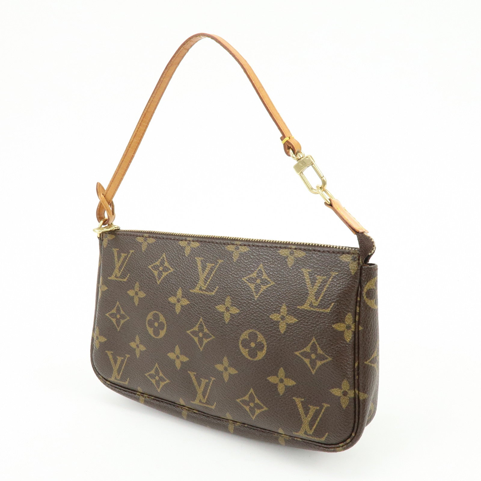 Louis Vuitton Monogram Pochette Accessoires Pouch Hand Bag M51980