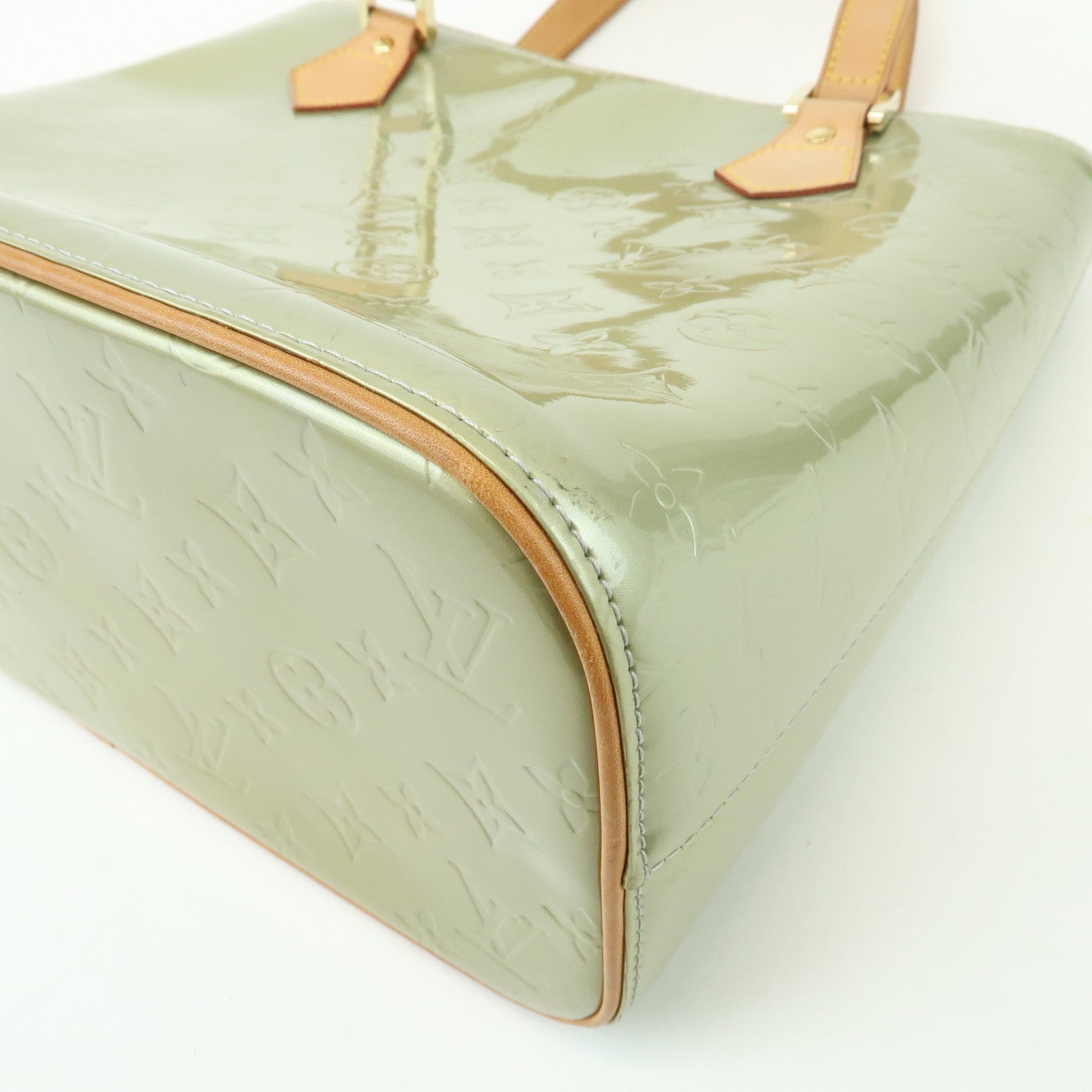 Louis Vuitton Monogram Vernis Houston Hand Bag Gris M91053