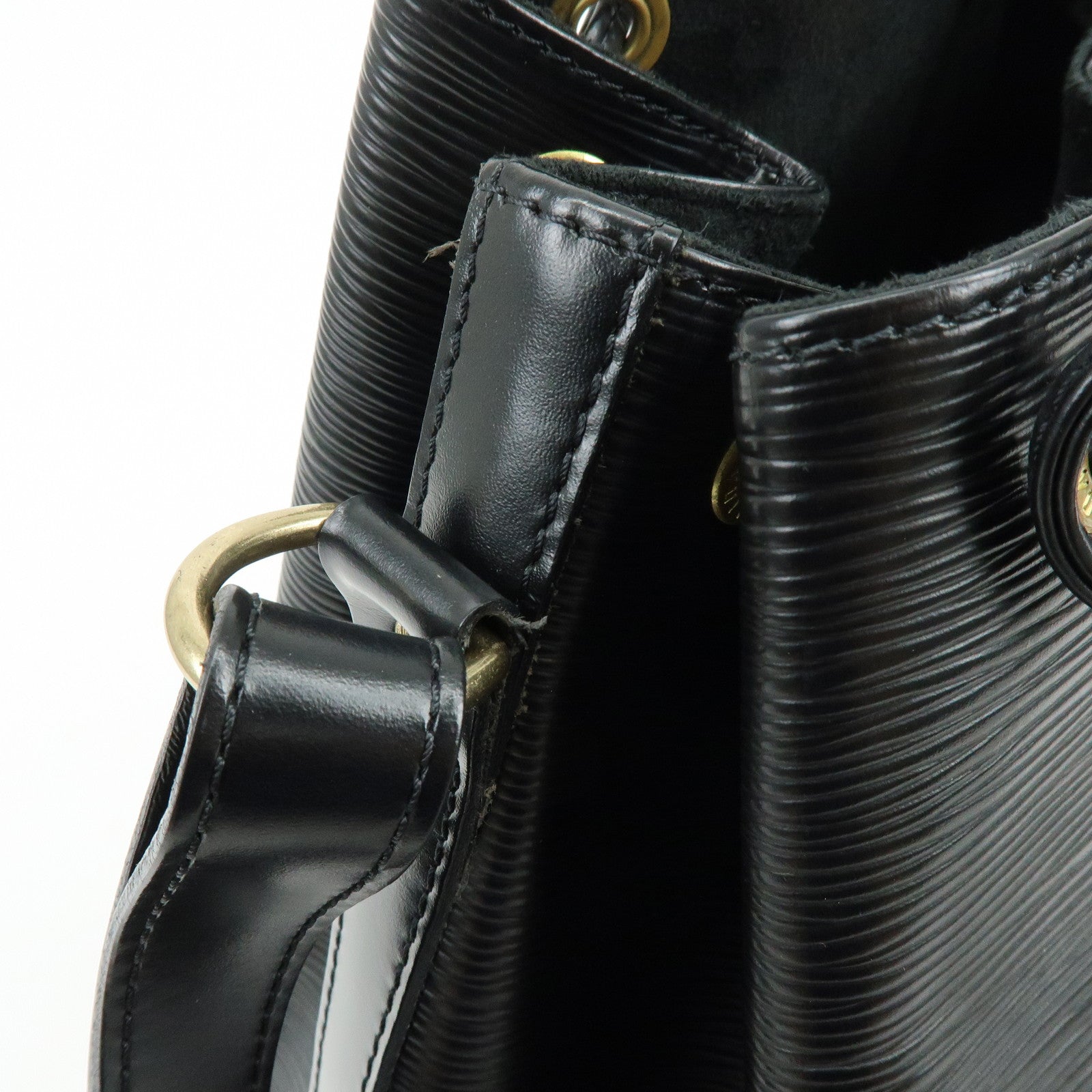 Louis Vuitton Epi Noe Leather Shoulder Bag Hand Bag Noir Black M59002